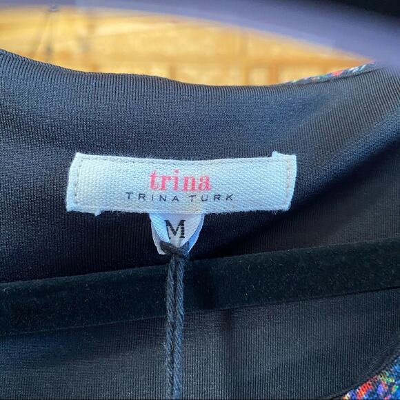 Trina Turk Space Dye Bodycon Mini Dress Medium - Picture 5 of 6